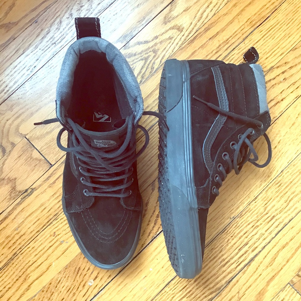 Vans Suede SK-8 Hi MTE Black Camo Skate High Top